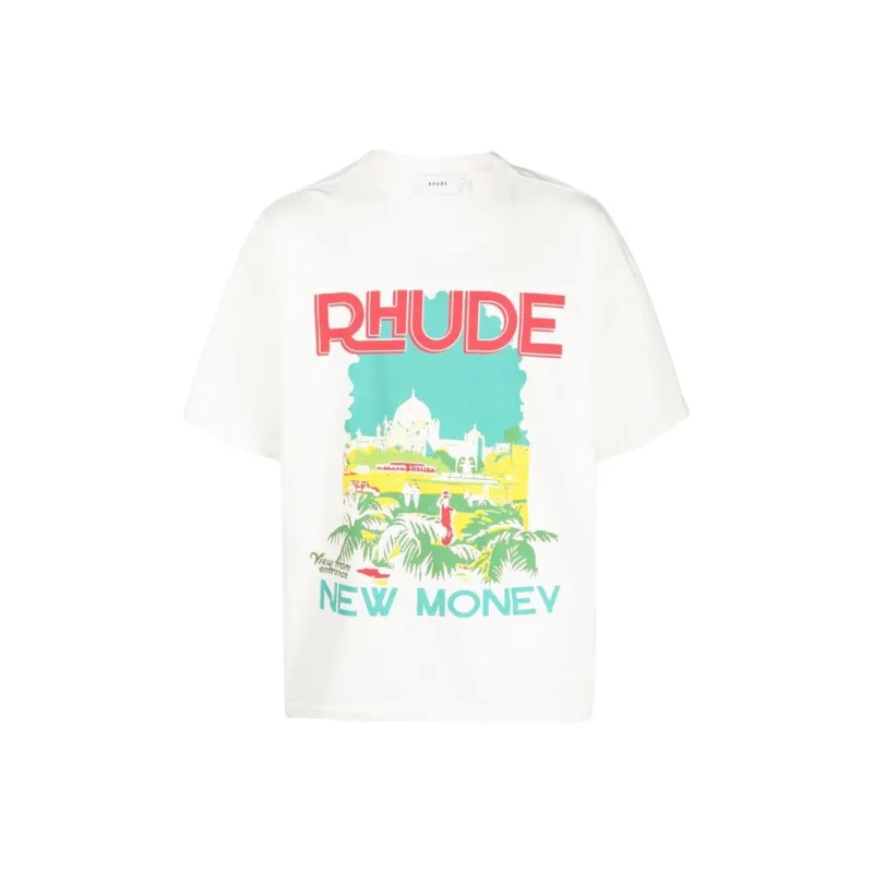 RHUDE T-Shirts Men White-0