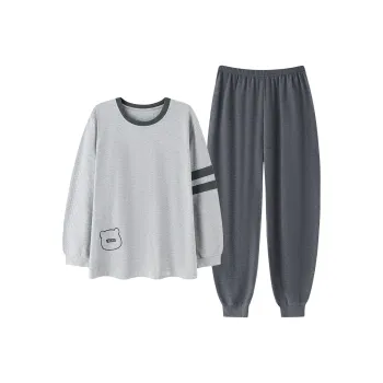 Close fitting Areas Pajama Set Men's