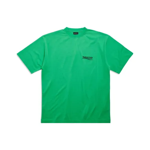 Balenciaga FW23 T Shirt Loose Fit Style Men's Green