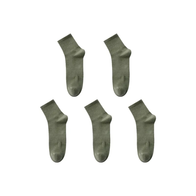 Cotton Gene Mid Calf Socks Men's Combo Set-9