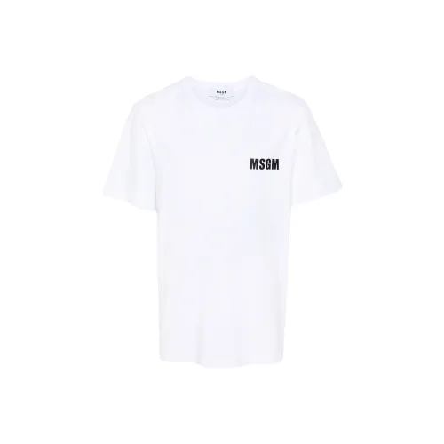 MSGM Logo print Cotton T shirt Dress