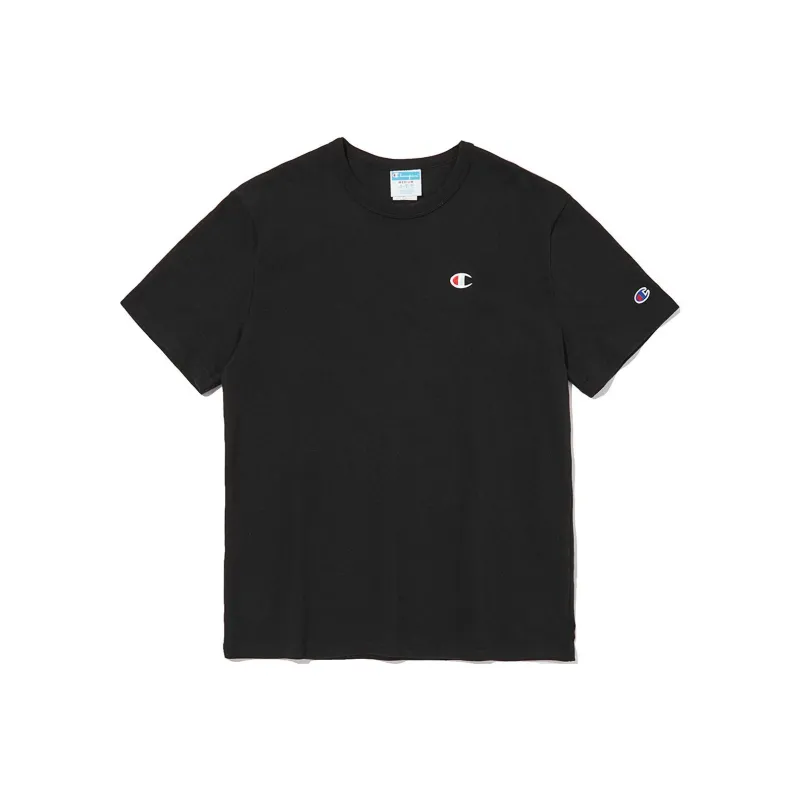 Champion T Shirts Unisex Black-0