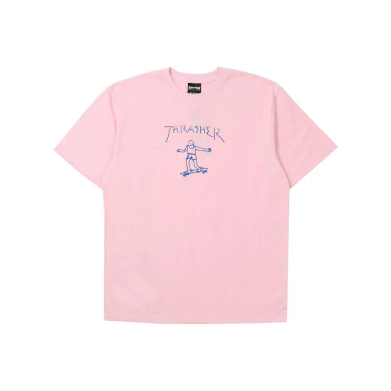 Thrasher T-Shirts Men Pink-0