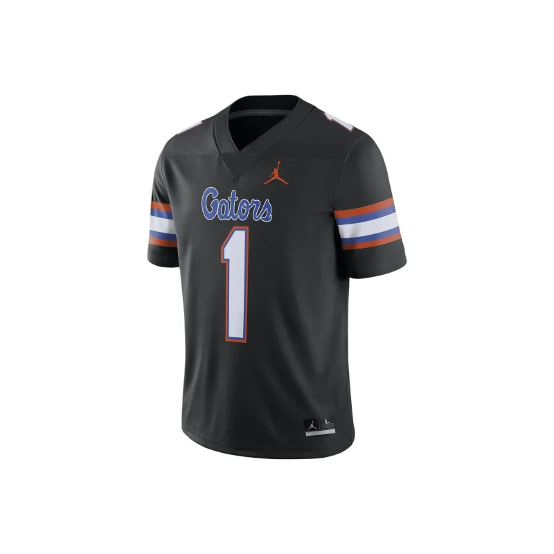 Jordan College Football Jersey T-Shirt Men's Black-0