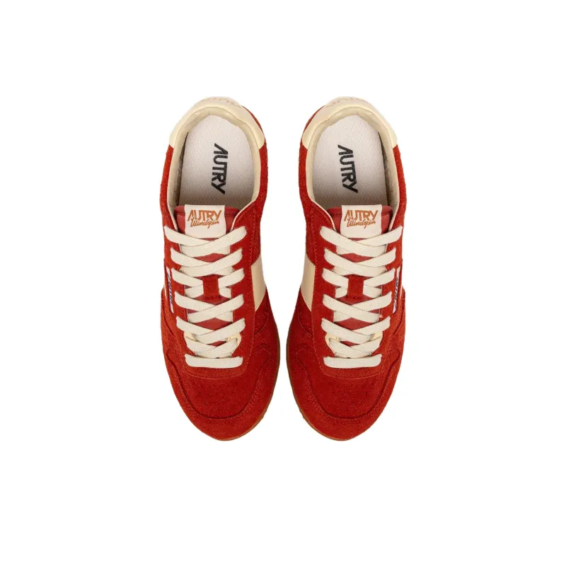 AUTRY Windspin Low Top Casual Shoes Men's Red-3