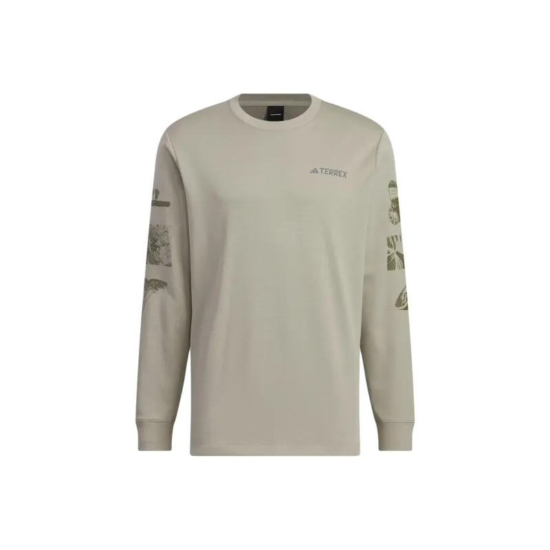 Adidas x NATIONAL GEOGRAPHIC T Shirt Men's Pebble Silver Gray-0