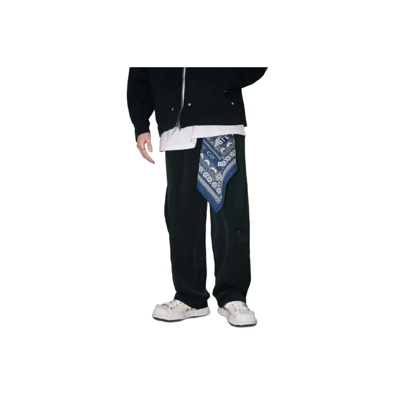Tre Club Casual Pants Unisex Black-2
