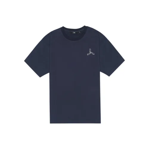 LI NING 1990 T Shirt Men's Twilight Indigo