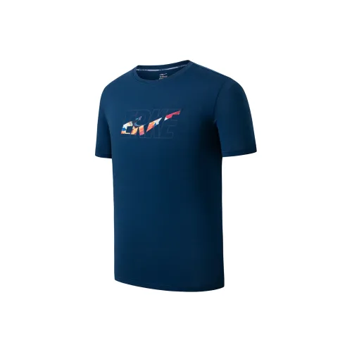 Erke T Shirt Men's Microchip Blue