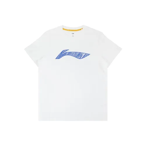 LINING YOUNG 화이트 남성 티셔츠