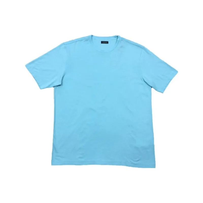 Zzegna T Shirts Men Blue-0