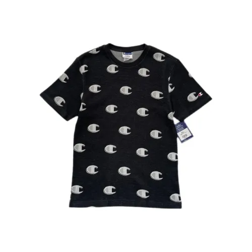 Champion T Shirts Unisex Black Gray Color