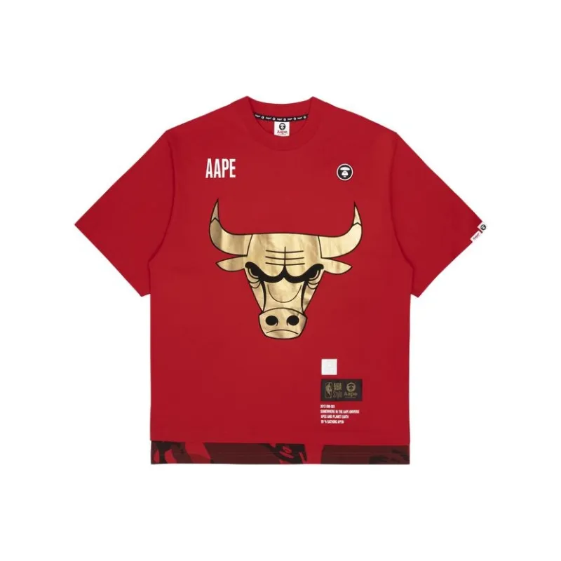 Bape X Nba Style Ape Face Phoenix Suns Basketball Tee-8