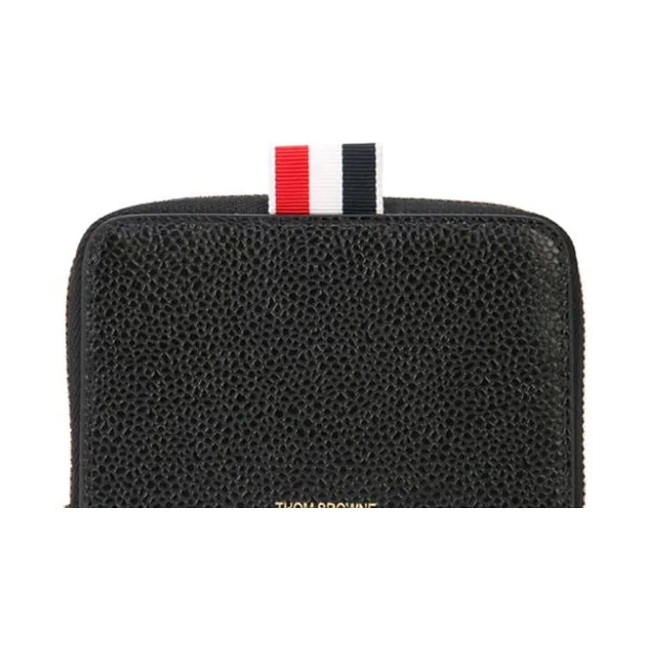 THOM BROWNE Logo Zip Around Wallet-3