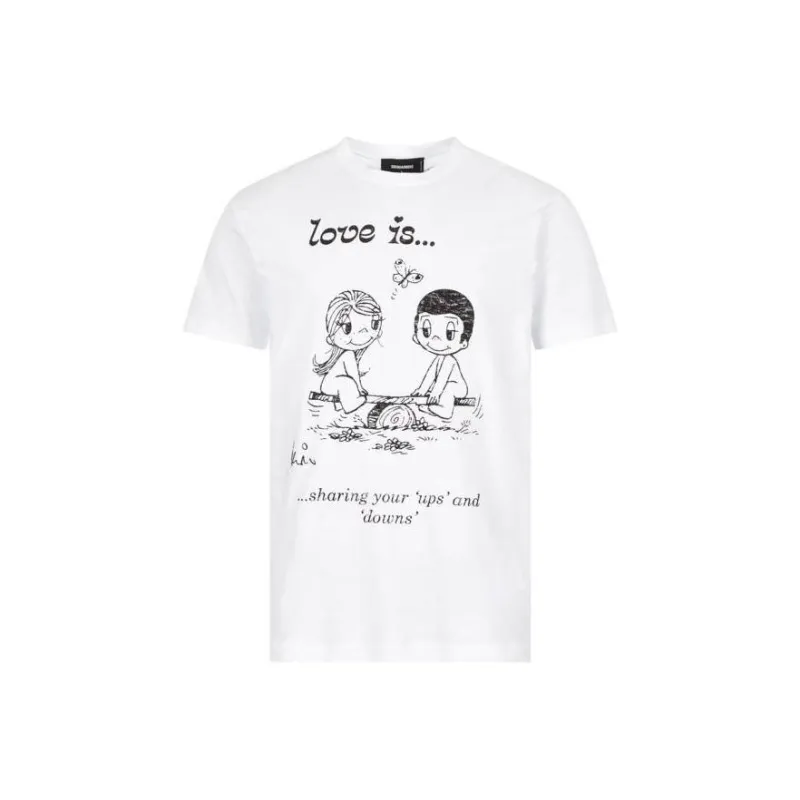 DSQUARED 2 T-Shirts Men White-0