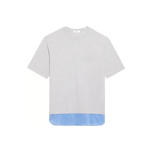 THEORY Designer Co-authored Collection T-Shirts Men Gray