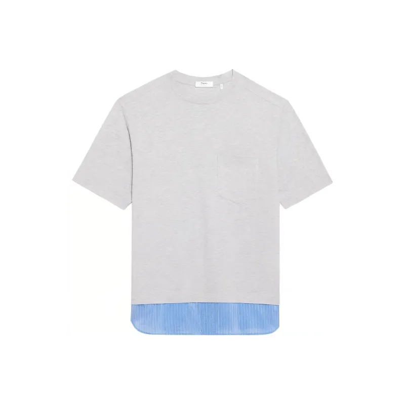 THEORY Designer Co authored Collection T Shirts Men Gray-0