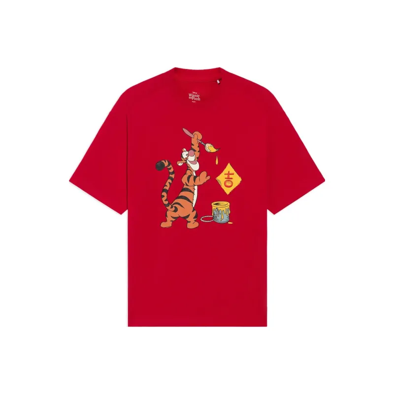 Disney X LINING T Shirts Unisex Red-0