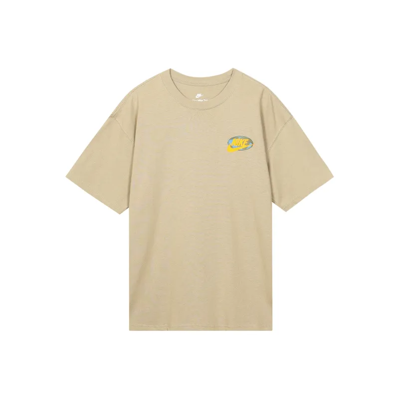 Nike T Shirts Men Khaki-0