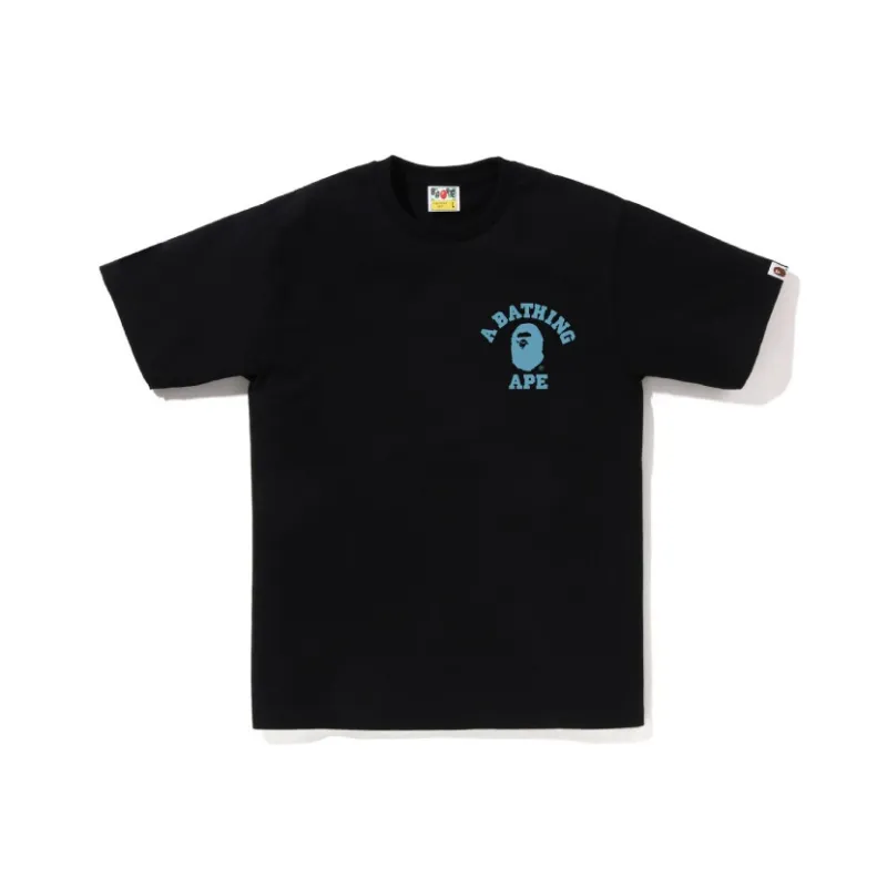 Bape Honeycomb Camo College Ats Tee-0