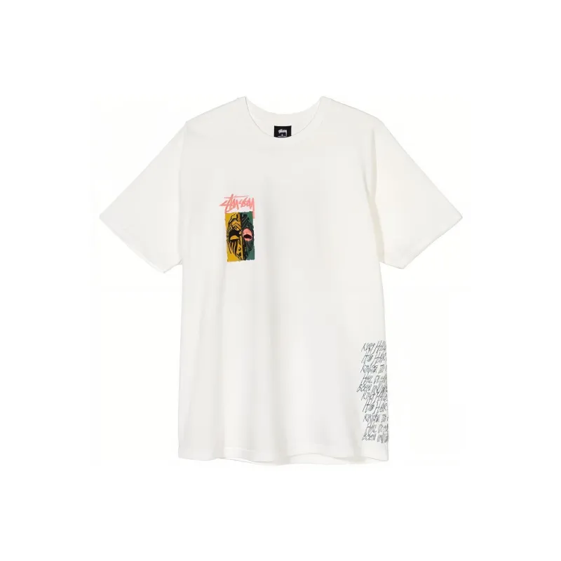 Stussy Masks Pigment Dyed Tee T Shirt Men's-0