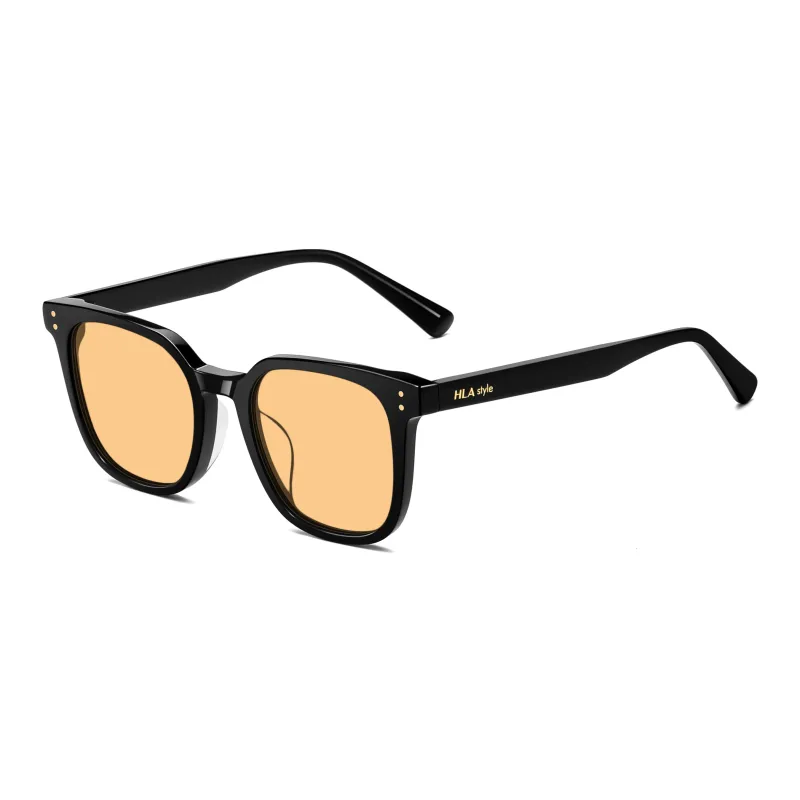 HLA Plate Frame Square Sunglasses Unisex-1