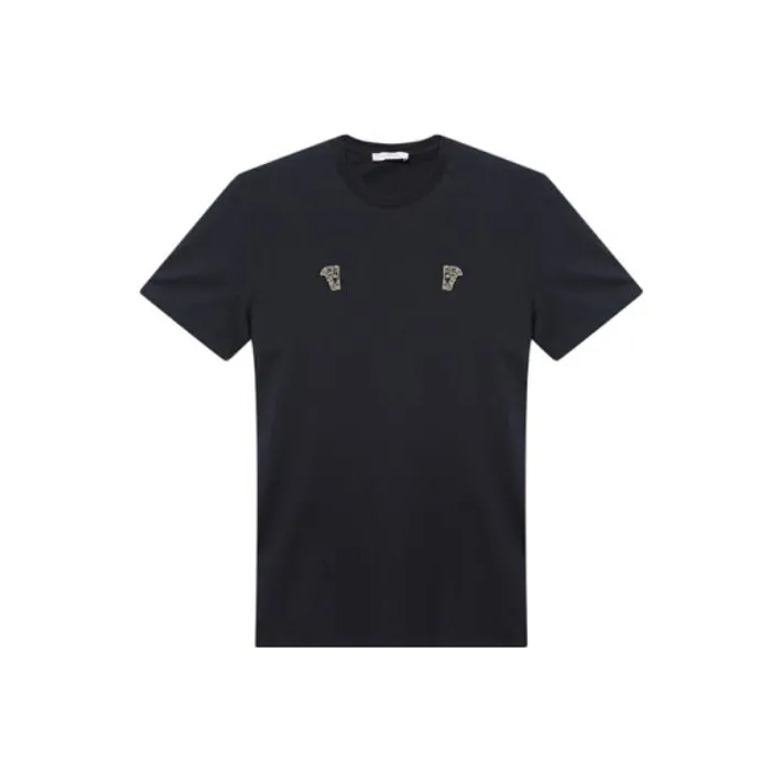 FANSIZHE T Shirt Men's Dark Blue-0