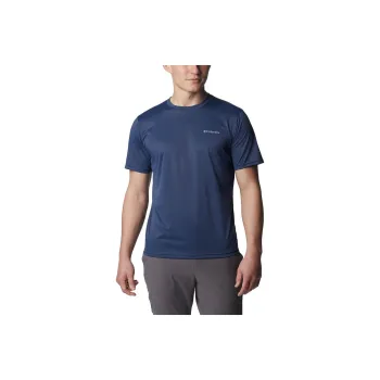 Columbia Hike T Shirt Men's Deep Mountain Blue