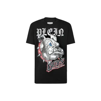PHILIPP PLEIN Bulldogs Cotton T shirt