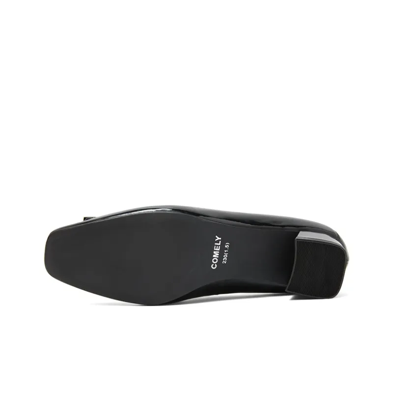 COMELY Melody Collection Chunky Heel High Heels Women's-14