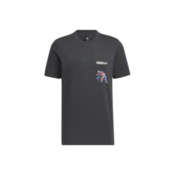 Adidas T Shirts Men Carbon Black