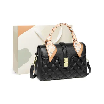15 MINS Cow Leather With Synthetic Leather Handbag, Shoulder Bag, Crossbody Bag Regular Women's Cream Apricot & Brown