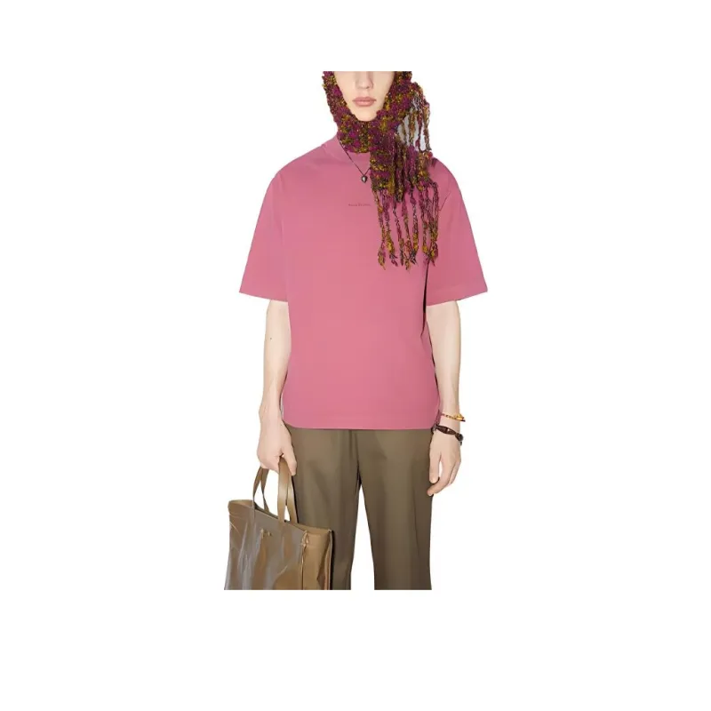Acne Studios T Shirts Men Washed Pink-0