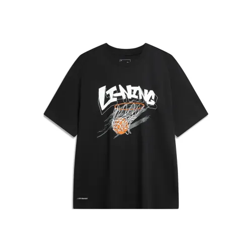 LINING Cool Tea T Shirts Men Black