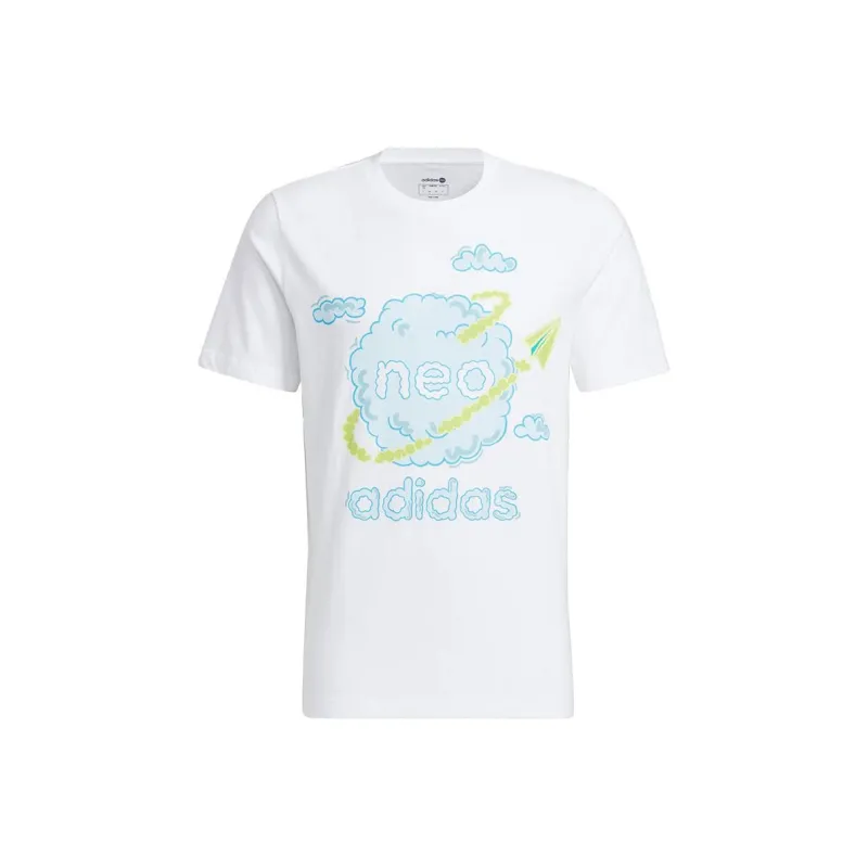 Adidas Neo T Shirt Unisex White-0