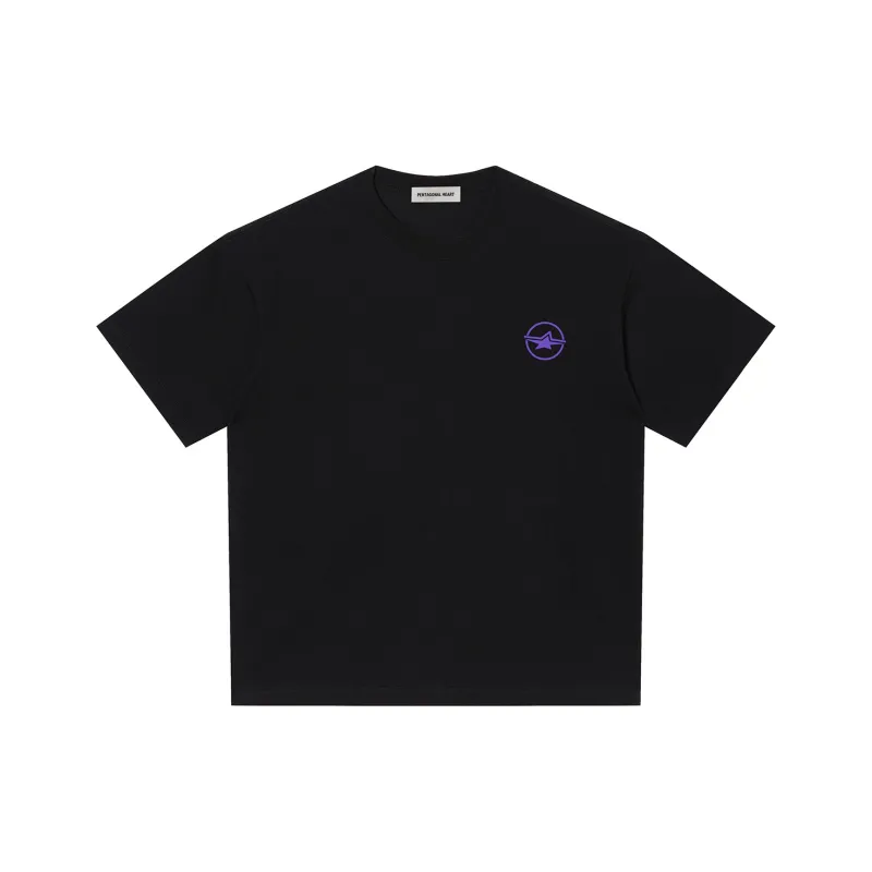 PENTAGONAL HEART Stepping Star Dream Series 100% Cotton Crew Neck T Shirt Unisex-1