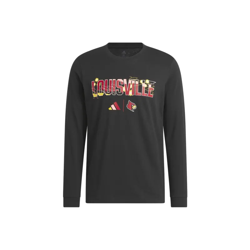 Adidas T-Shirts Men Black Yellow-0