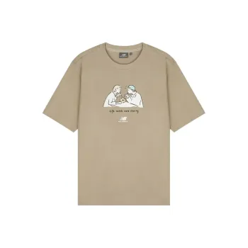New Balance Centered Living T Shirt Unisex Khaki