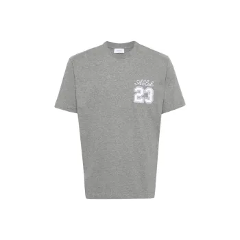 OFF-WHITE Embroidered-logo Cotton T-shirt