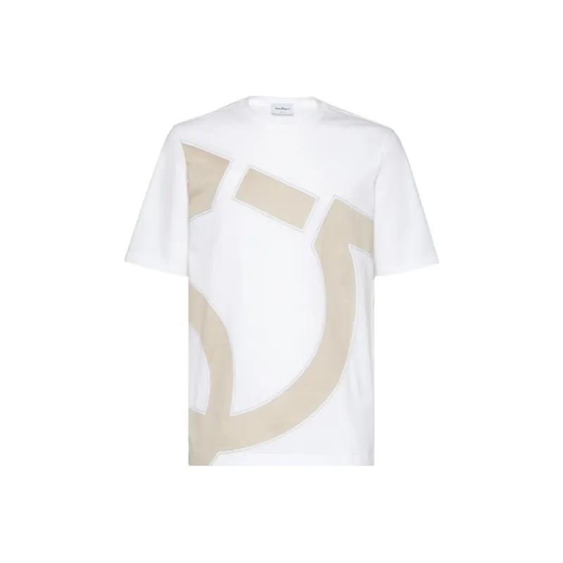 Ferragamo T-Shirts Men White-0