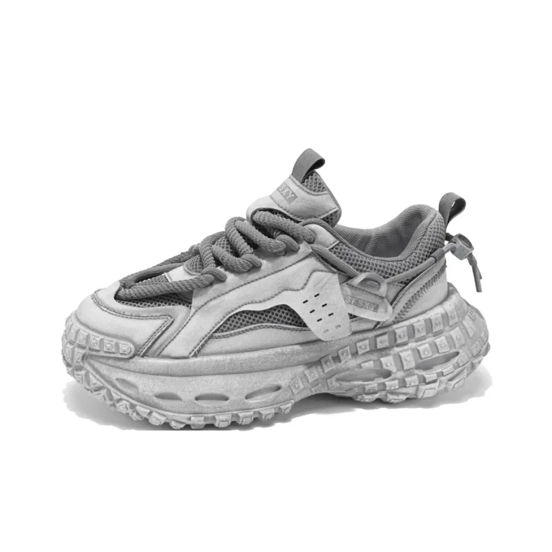 HACKBUTEER Low Top Chunky Sneakers Men's-7