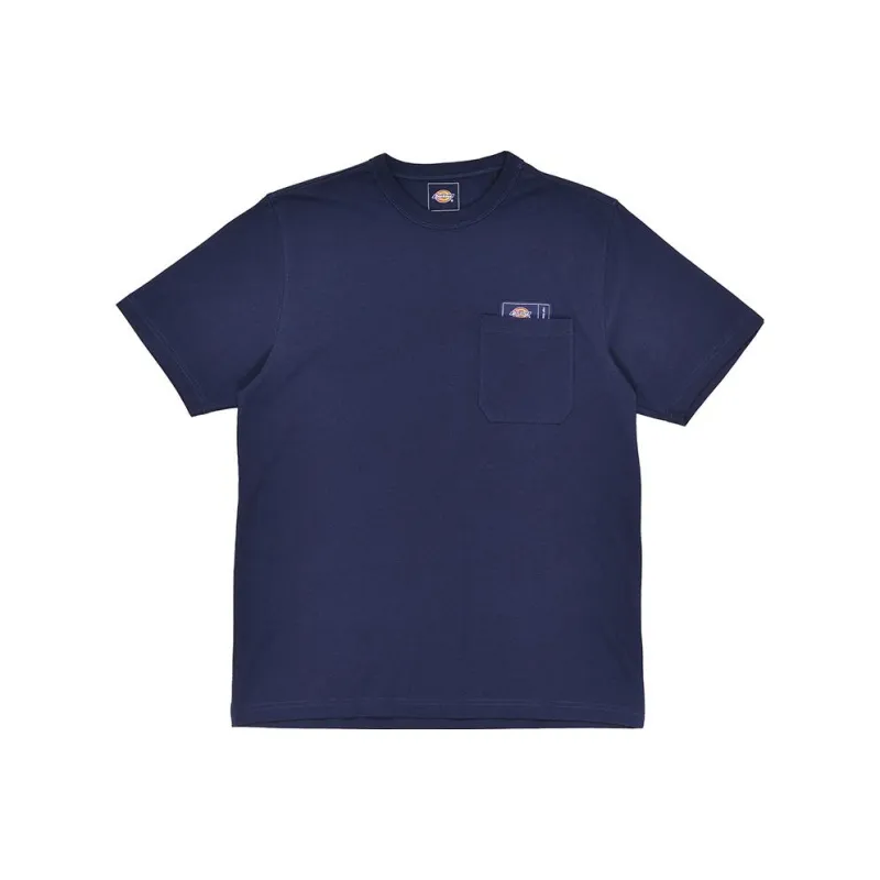 Pop Trading Company X Dickies X POP TRADING COMPANY Joint Name T-Shirts Men Navy Blue-0