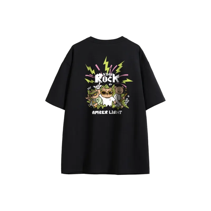 AMBER LIGHT AMBER LIGHT X XIHU ROCK Co branded Series T Shirts Unisex-2