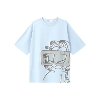 FUN X Garfield T Shirt Unisex Cloud Blue