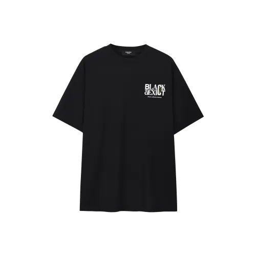 BLACK OF EXIT 남녀공용 티셔츠