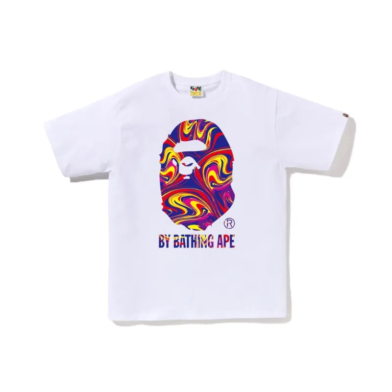 Bape Marbling By Bathing Ape Tee-2