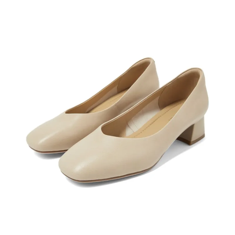 COMELY Chunky Heel High Heels 4cm Women's-12