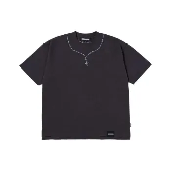 NEIGHBORHOOD Cross Embroidery Crewneck T Shirt