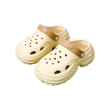 Gentle Welcome Platform Slippers Fashion Height Increasing Closed Toe Slip Resistant Reversible Slippers