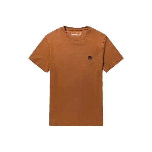 Timberland T Shirt Men's Medium Brown